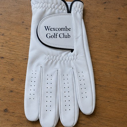 Custom Cabretta Leather Golf Gloves with custom branding
